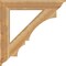 Ekena Millwork Balboa Traditional Rough Sawn Bracket, Western Red Cedar, 6"W x 42"D x 42"H BKT06X42X42BOA01RWR - alternate 4